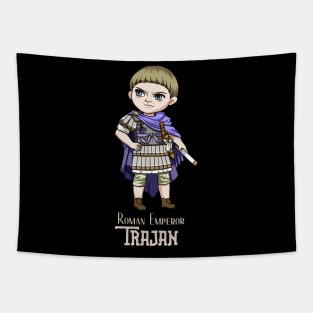 Conqueror of the Ancient World: A Regal Design Honoring Emperor Trajan Tapestry