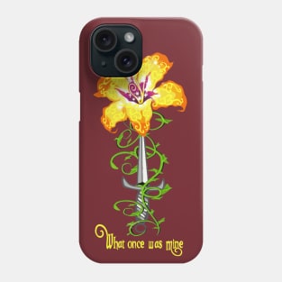 Rapunzel Flower What once was mine Phone Case