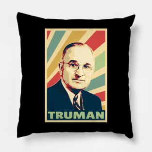 Harry S Truman Vintage Colors Pillow