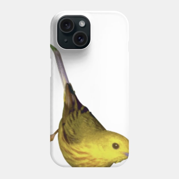 Yellow Tit Phone Case by RMSphoto