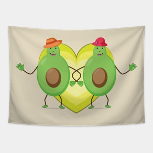 Mr and Miss Avocado Tapestry