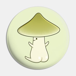 Death Cap Mushroom butt Pin