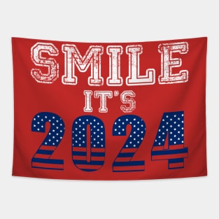 Smile, It's 2024 Tapestry