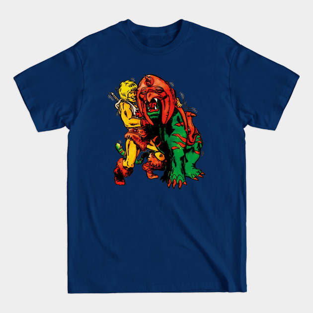 Disover He-Man and Battle Cat - He Man Battle Cat - T-Shirt