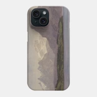 Alaskan Coast Range by Albert Bierstadt Phone Case