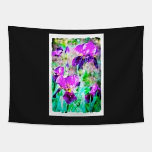 Garden Iris 7 Tapestry