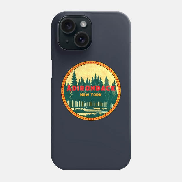 Adirondack Park Vintage Phone Case by Alexander Luminova