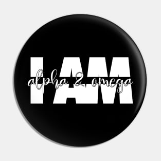 I AM - The Alpha & Omega Pin