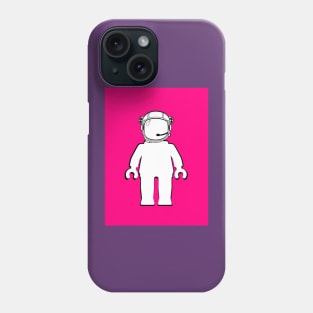 Banksy Style Astronaut Minifig, Customize My Minifig Phone Case