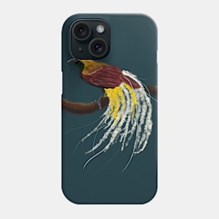 Greater bird-of-paradise + Amaranthus Caudatus Phone Case