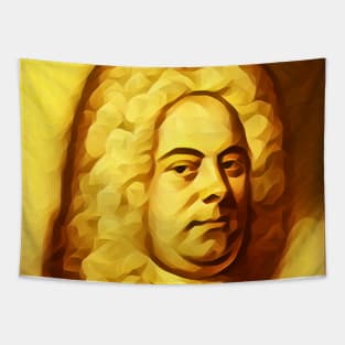 George Frideric Handel Golden Portrait | George Frideric Handel Artwork 6 Tapestry