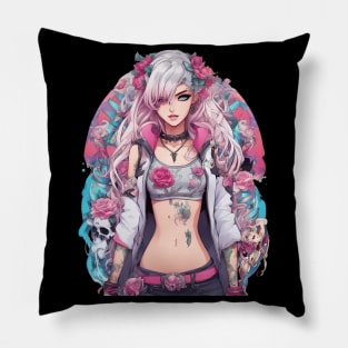 Warrior woman with a badass attitude Pillow