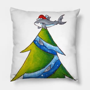 A Great White Christmas Pillow