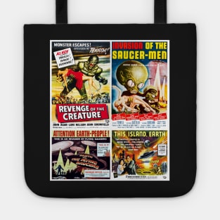 50s Sci-Fi Movie Poster Collection #5 Tote