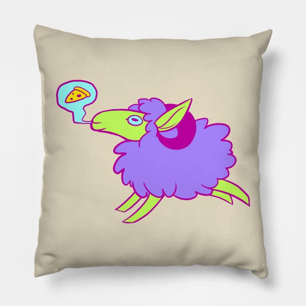 Lazy Sheep Dream Pillow by Psychonautic