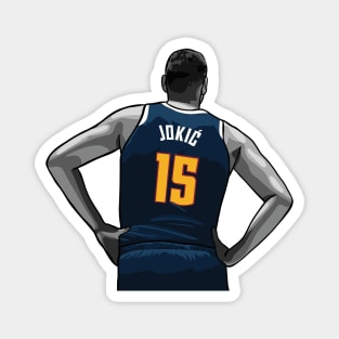 Nikola Jokic Pixel Standing Magnet