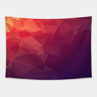 Abstract Colorful geometrical designs Tapestry