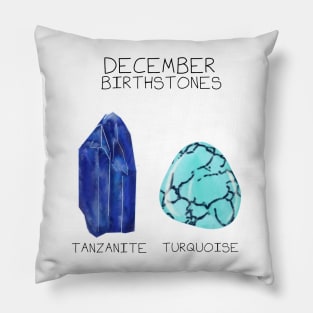 Decemeber Birthstones Pack - Tanzanite and Turquoise Pillow