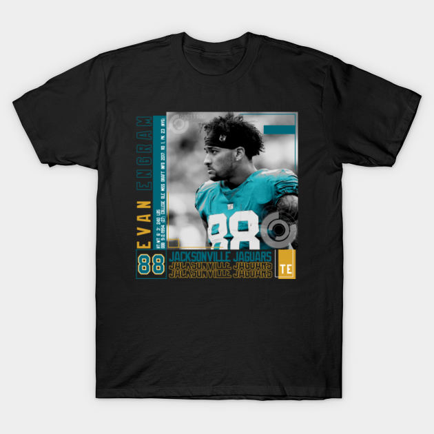 Discover Evan Engram Football Edit Tapestries Jaguars - Evan Engram - T-Shirt