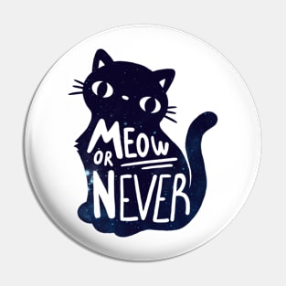 Meow or never Pin