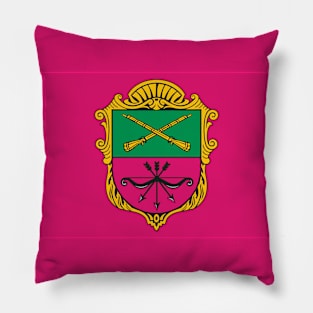 Flag of Zaporizhzhia Ukraine Pillow