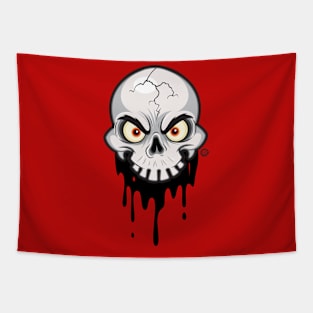 Grey Skull Tapestry