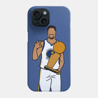 Klay Thompson 3peat Trophy - NBA Golden State Warriors Phone Case