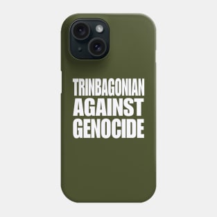 Trinbagonian Against Genocide - White- Back Phone Case