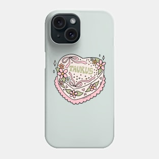 Taurus Heart Cake Phone Case