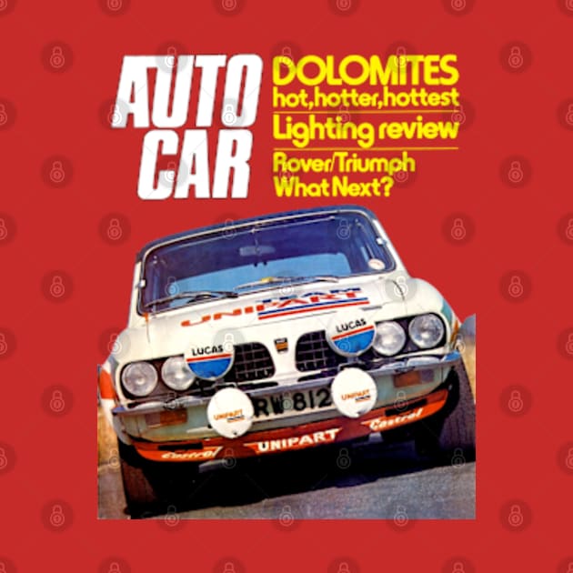 TRIUMPH DOLOMITE - magazine cover by Throwback Motors