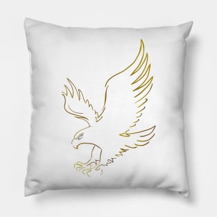 Eagle Silhouette Pillow