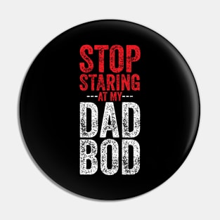 Dad Bod Father Father's Day Vintage Pin