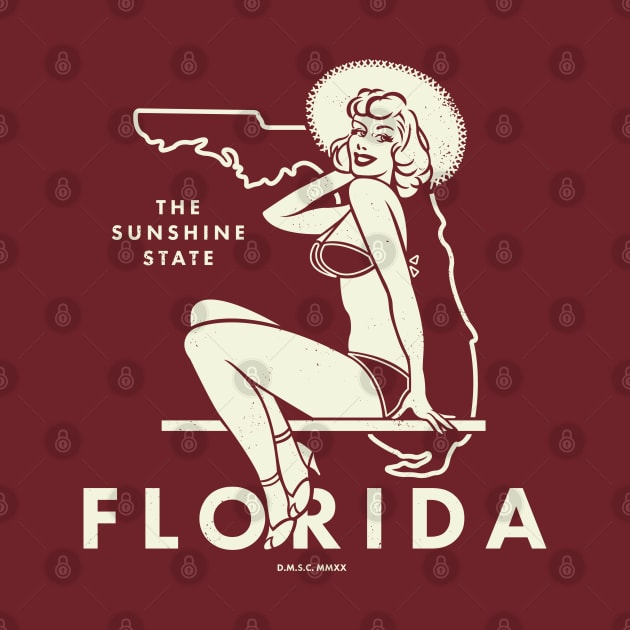 Florida Pinup - The Sunshine State by DMSC