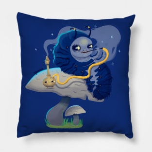 BLUE CATERPILLAR Pillow