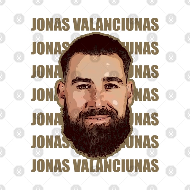 Jonas Valanciunas Vector Art by Playful Creatives