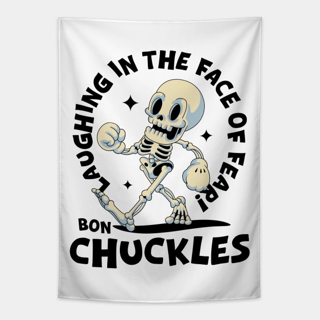 Cute Skeleton Halloween Tapestry by milatees