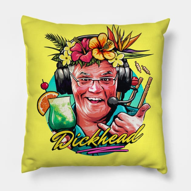 DICKHEAD Pillow by nordacious