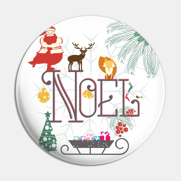 Christmas Noel Pin by famenxt
