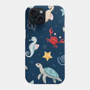 Ocean life pattern Phone Case