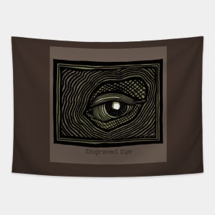 Engraved Eye Tapestry