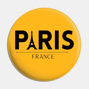 Eiffel Tower A: Paris France Pin