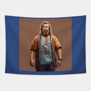 Fat Thor Dude Tapestry