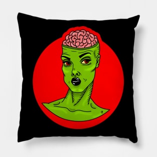 Zombie girl Pillow