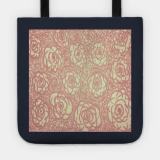 Soft Pink Pastel Rose Garden Tote