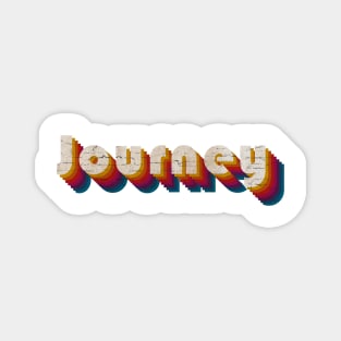 retro vintage Journey Magnet