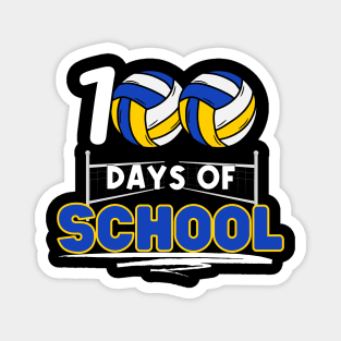 100 days of school - Volleyball Magnet