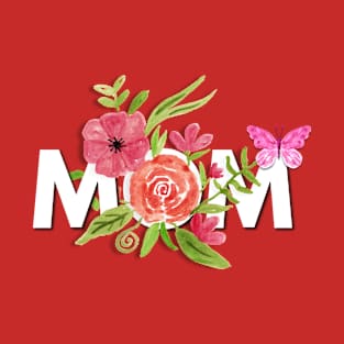 Floral Theme Mother's Day T-Shirt