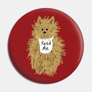 Hungry Pomeranian Pin