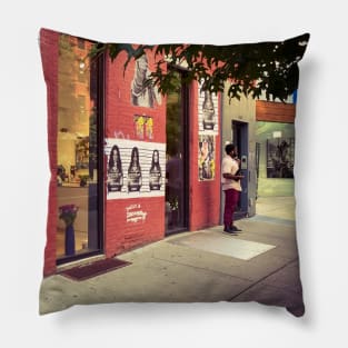 Graffiti Street Art Manhattan New York City Pillow