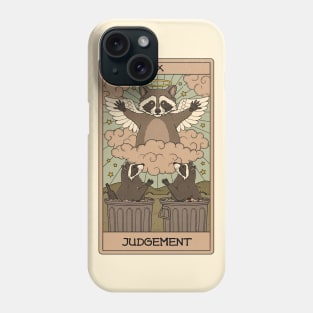 Judgement - Raccoons Tarot Phone Case